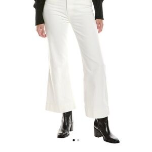 Frame White Extreme Flare  Ankle Jeans Sz 25